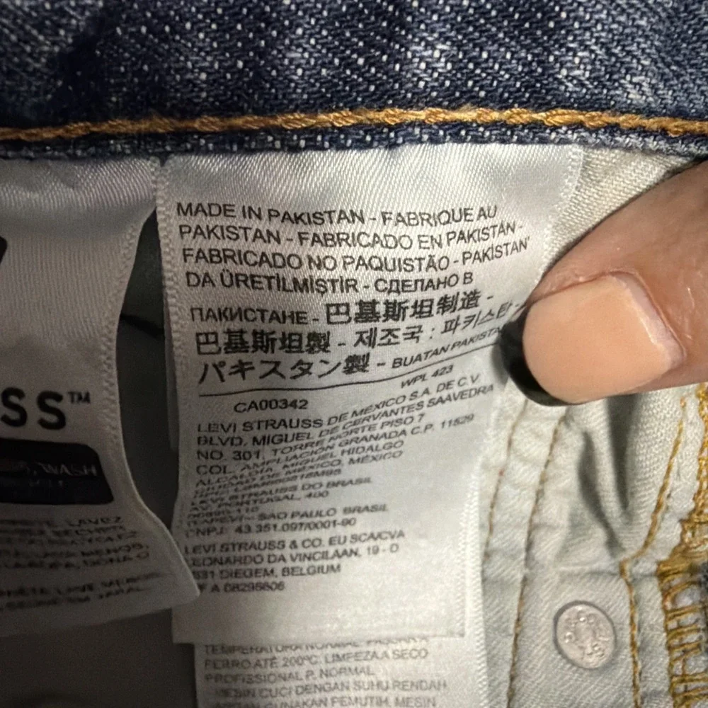 Levis 569 Loose Straight Jeans Mens 36x32 Fits 36x30 Blue Y2K Baggy Skater
